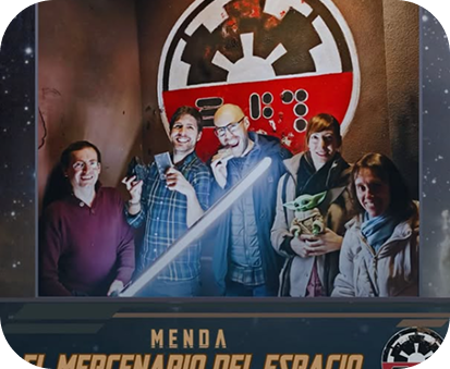 Menda el Mercenario del espacio- Escape Room en Bilbao